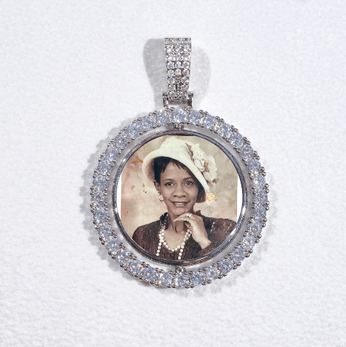 3D Spinning 2-Faced Custom Picture Pendant