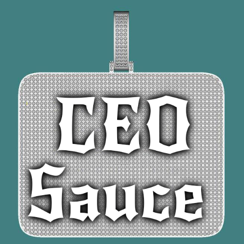 CUSTOM LETTER NECKLACE 3D BIG SQUARE