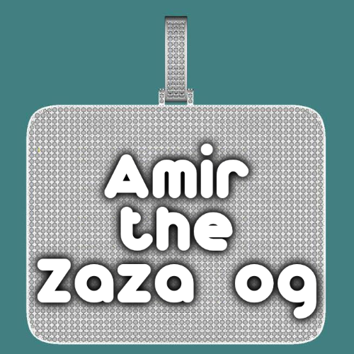 CUSTOM LETTER NECKLACE 3D BIG SQUARE