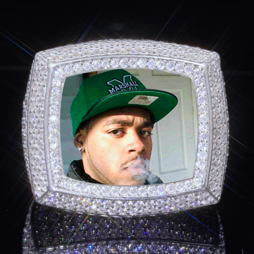 3D CUSTOM PICTURE ICED RING