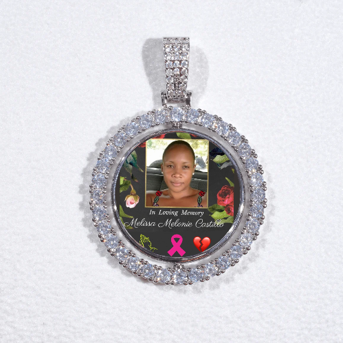 3D Spinning 2-Faced Custom Picture Pendant