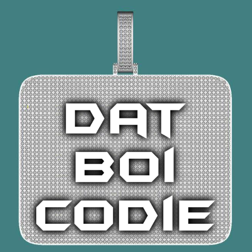 CUSTOM LETTER NECKLACE 3D BIG SQUARE