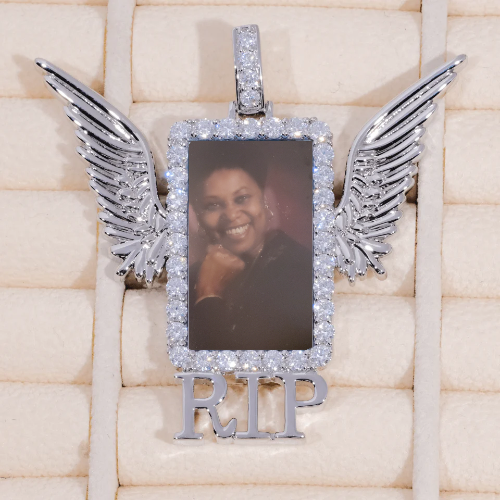 RIP WING 3D CUSTOM PICTURE PENDANT
