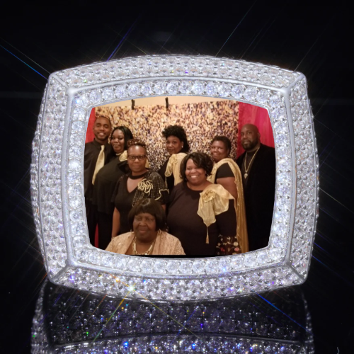 3D CUSTOM PICTURE ICED RING