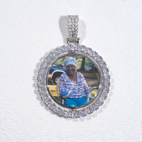 3D Spinning 2-Faced Custom Picture Pendant