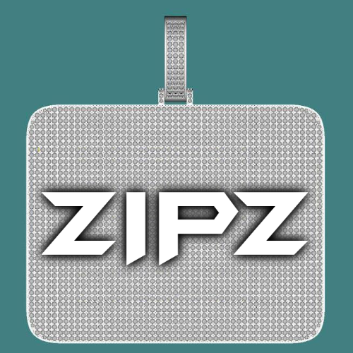 CUSTOM LETTER NECKLACE 3D BIG SQUARE