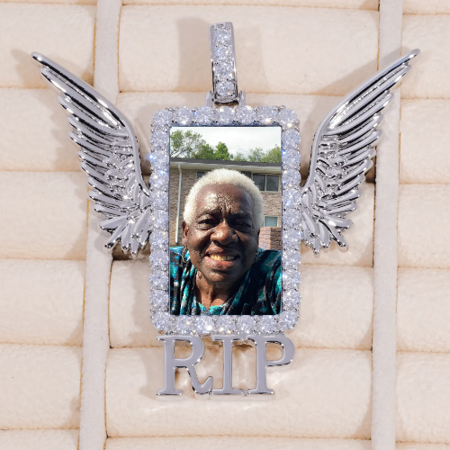 RIP WING 3D CUSTOM PICTURE PENDANT