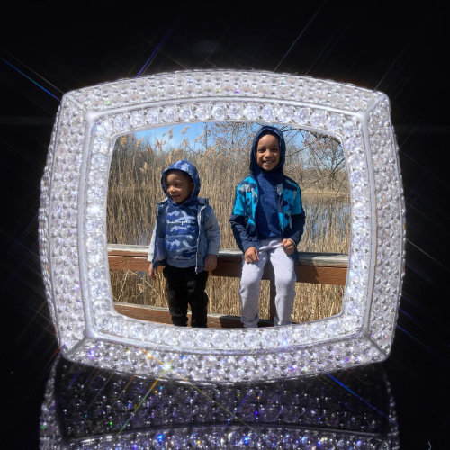 3D CUSTOM PICTURE ICED RING