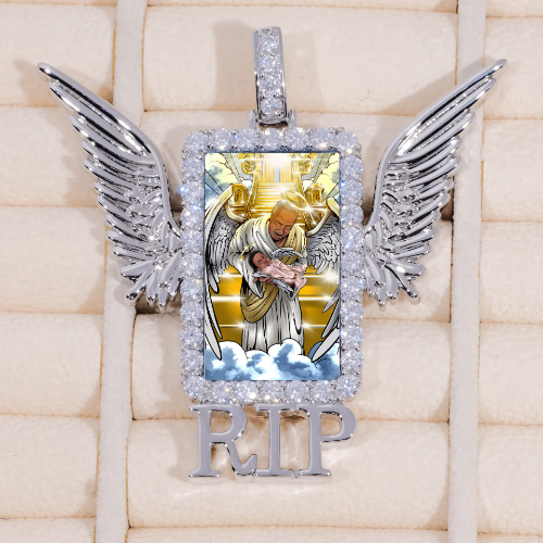 RIP WING 3D CUSTOM PICTURE PENDANT