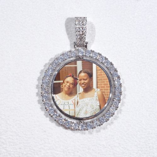 3D Spinning 2-Faced Custom Picture Pendant