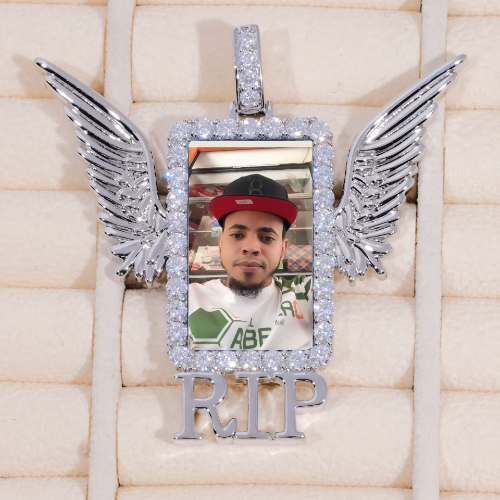 RIP WING 3D CUSTOM PICTURE PENDANT