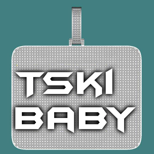 CUSTOM LETTER NECKLACE 3D BIG SQUARE