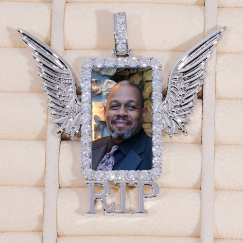 RIP WING 3D CUSTOM PICTURE PENDANT