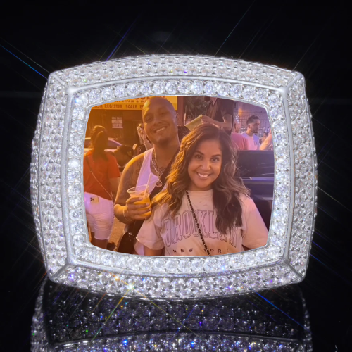 3D CUSTOM PICTURE ICED RING
