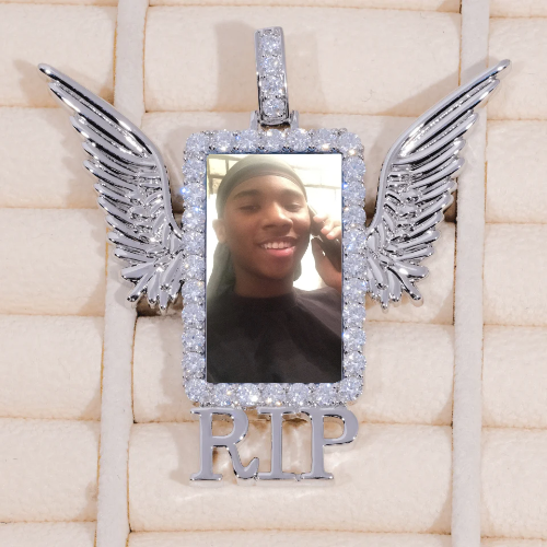 RIP WING 3D CUSTOM PICTURE PENDANT