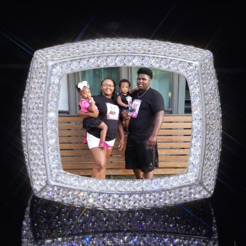 3D CUSTOM PICTURE ICED RING
