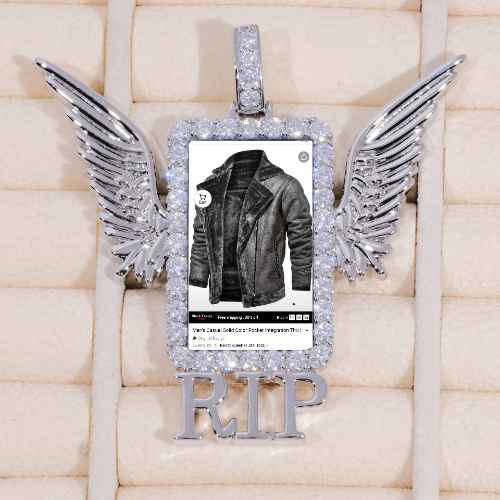 RIP WING 3D CUSTOM PICTURE PENDANT