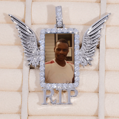 RIP WING 3D CUSTOM PICTURE PENDANT