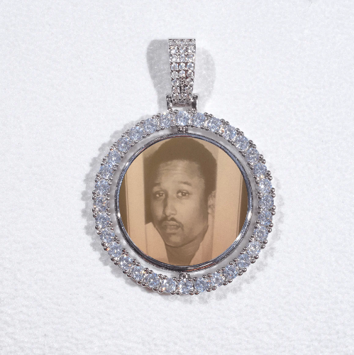 3D Spinning 2-Faced Custom Picture Pendant