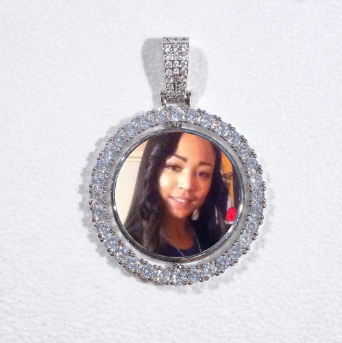 3D Spinning 2-Faced Custom Picture Pendant