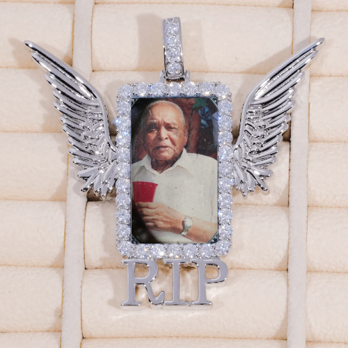 RIP WING 3D CUSTOM PICTURE PENDANT