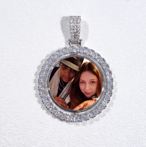 3D Spinning 2-Faced Custom Picture Pendant