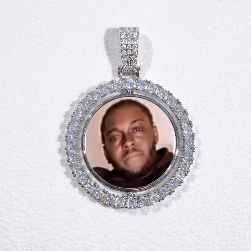 3D Spinning 2-Faced Custom Picture Pendant
