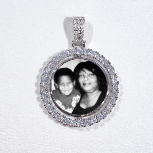 3D Spinning 2-Faced Custom Picture Pendant