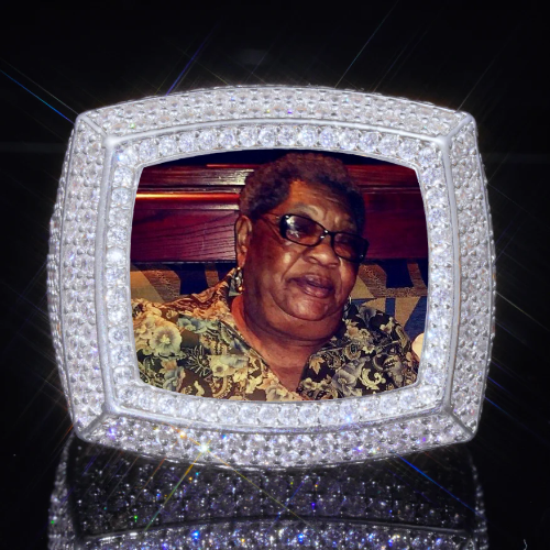 3D CUSTOM PICTURE ICED RING