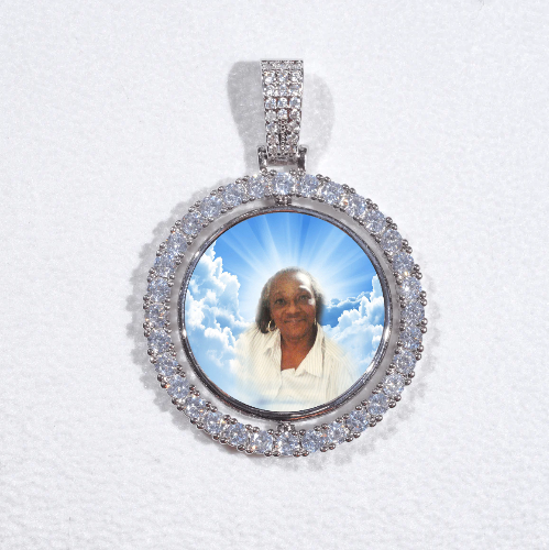 3D Spinning 2-Faced Custom Picture Pendant