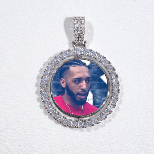 3D Spinning 2-Faced Custom Picture Pendant