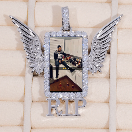 RIP WING 3D CUSTOM PICTURE PENDANT