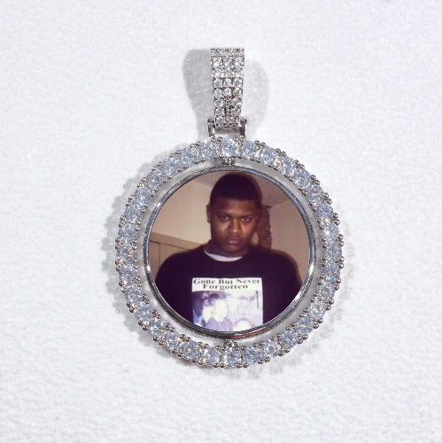 3D Spinning 2-Faced Custom Picture Pendant