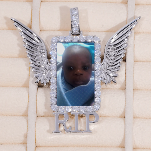 RIP WING 3D CUSTOM PICTURE PENDANT