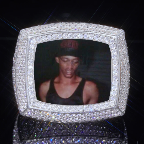 3D CUSTOM PICTURE ICED RING