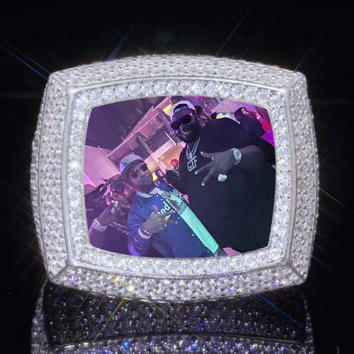 3D CUSTOM PICTURE ICED RING