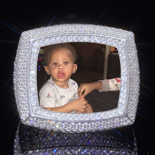3D CUSTOM PICTURE ICED RING