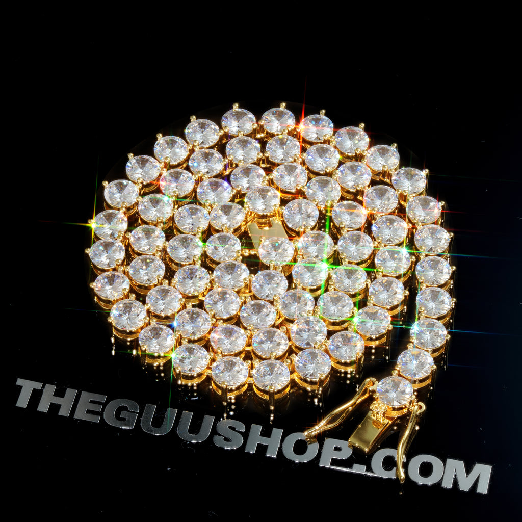 Alloy Micro-inlay Rhinestone Single Row Necklace