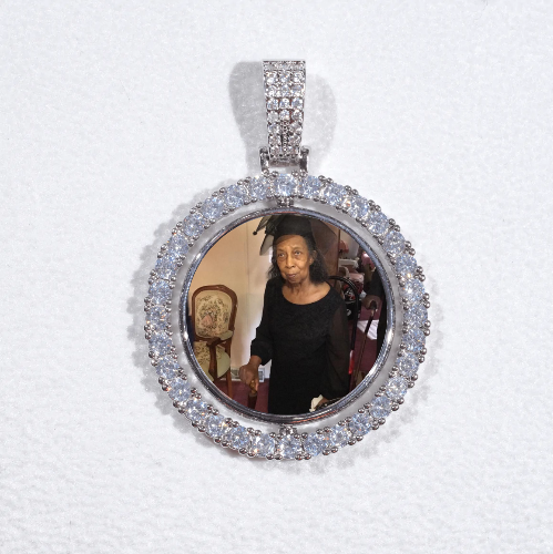 3D Spinning 2-Faced Custom Picture Pendant