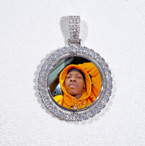 3D Spinning 2-Faced Custom Picture Pendant