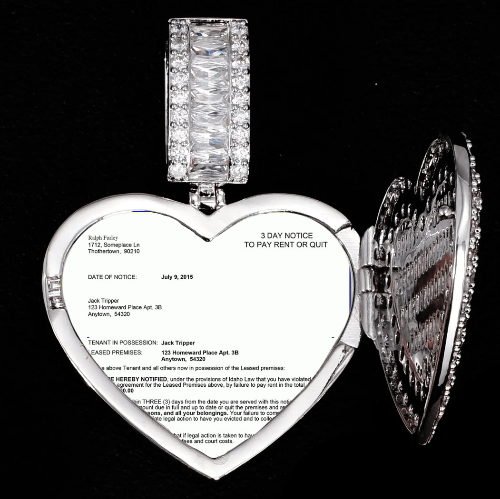 CUSTOM PICTURE PENDANT STYLE-8