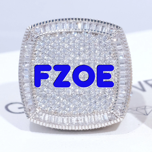 CUSTOM LETTER 3D ICED RING