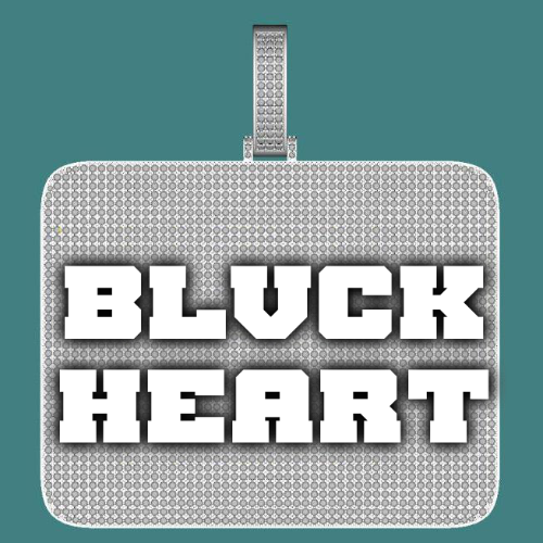CUSTOM LETTER NECKLACE 3D BIG SQUARE