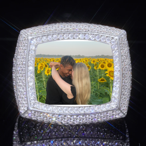 3D CUSTOM PICTURE ICED RING