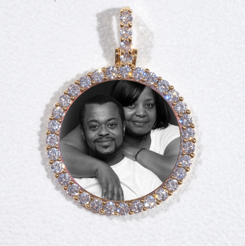 3D CIRCLE CUSTOM PICTURE PENDANT SMALL SIZE