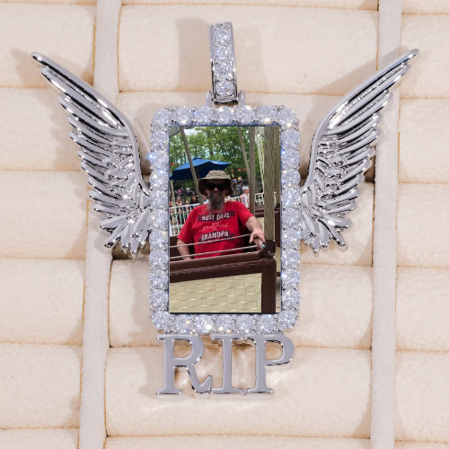 RIP WING 3D CUSTOM PICTURE PENDANT