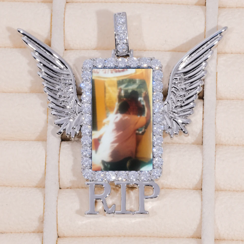RIP WING 3D CUSTOM PICTURE PENDANT