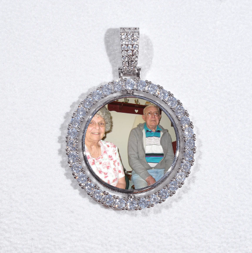 3D Spinning 2-Faced Custom Picture Pendant