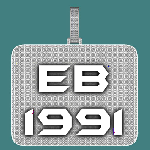 CUSTOM LETTER NECKLACE 3D BIG SQUARE