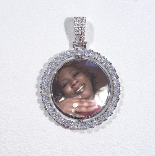 3D Spinning 2-Faced Custom Picture Pendant